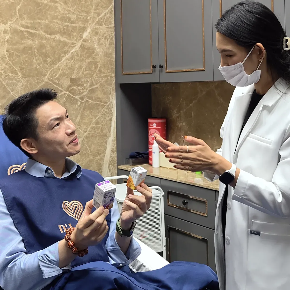 ตรวจสอบโบท็อกซ์ปลอม คลินิกที่ดี ต้องให้ตรวจสอบก่อนรับบริการ ทำการรักษาโดยแพทย์เท่านั้น