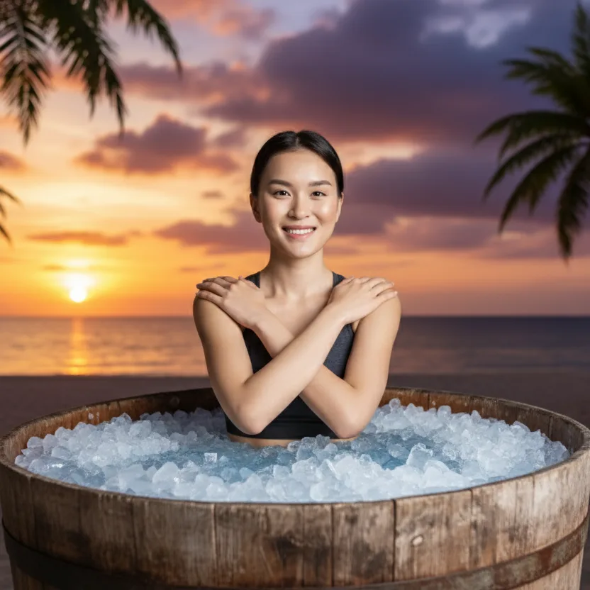 กิจกรรมเพื่อสุขภาพ ตั้งแต่การออกกำลังกายที่บ้านแบบง่ายๆ ไปจนถึงกิจกรรมตามเทรนด์อย่างการทำ Ice-bath ริมทะเล