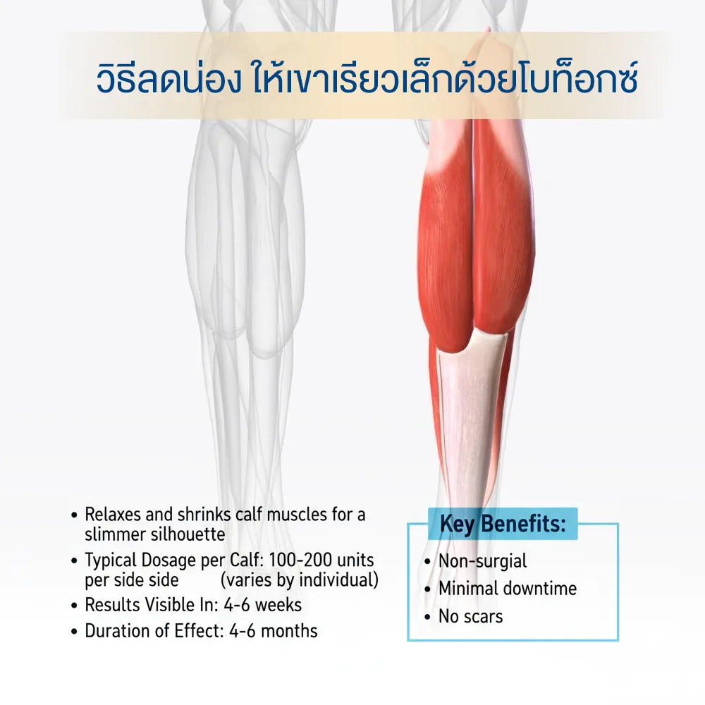 น่องใหญ่ น่องโป่งเกิดจากอะไร? เปรียบเทียบชัดๆ 3 วิธีลดน่อง ทั้งฉีดสลายกล้ามเนื้อ ดูดไขมัน และผ่าตัด แบบไหนเหมาะกับคุณและเห็นผลดีที่สุด ค้นหาคำตอบได้ที่นี่