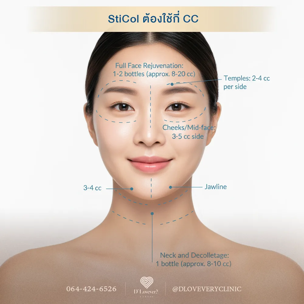 StiCol คืออะไร แต่ละจุดต้องใช้กี่ขวด กี่ cc