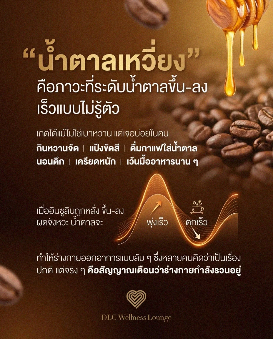 "น้ำตาลตก" คือภาวะฉุกเฉิน ส่วน "น้ำตาลเหวี่ยง" ทำให้อ้วนและหน้าแก่ไว! หมอสรุปความต่าง อาการสังเกต และวิธีดูแลตัวเองไม่ให้ระบบเผาผลาญพัง คลิกอ่านเลย