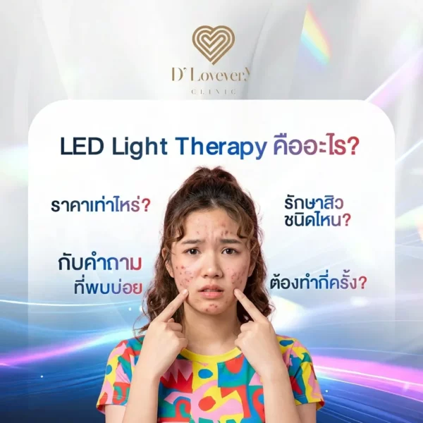 รักษาสิวด้วยแสง LED ลดสิวอักเสบ รอยสิว ต้องทำกี่ครั้ง ราคาเท่าไหร่ คำถามที่พบบ่อย