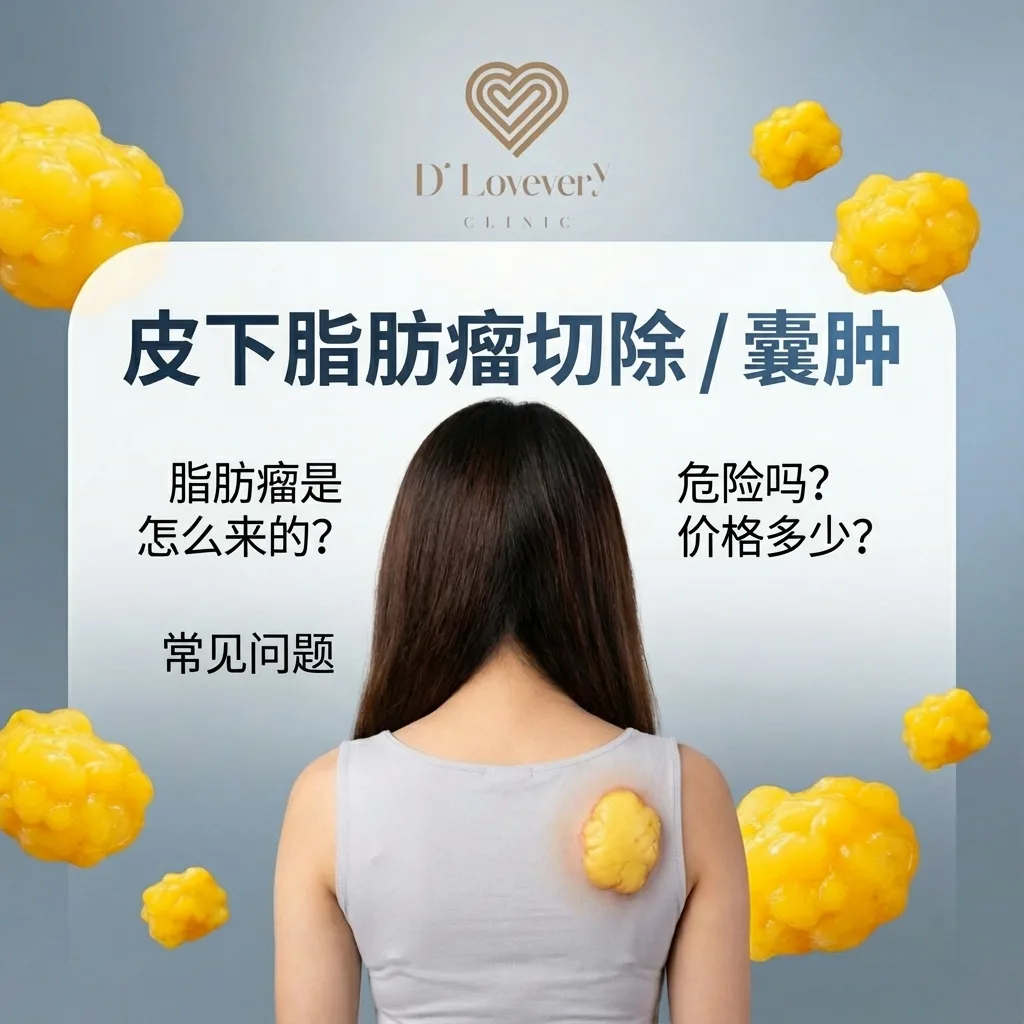 皮下脂肪去除、囊肿和脂肪沉积：它们从何而来？它们危险吗？费用是多少？常见问题解答。