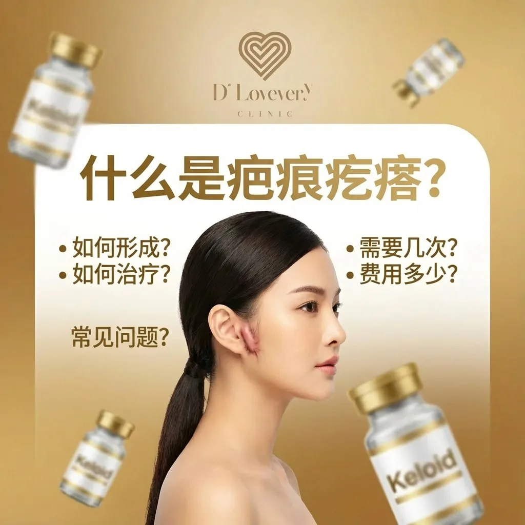 什么是瘢痕疙瘩？它是如何形成的？如何治疗？需要多少次治疗？费用是多少？常见问题解答。