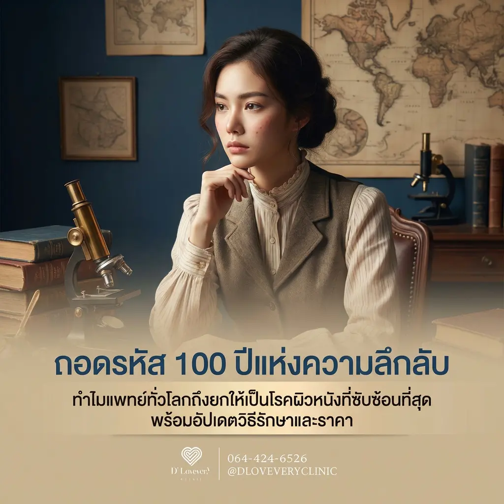 ถอดรหัส 100 ปีแห่งความลึกลับ ทำไมแพทย์ทั่วโลกถึงยกให้ฝ้าเป็นโรคผิวหนังที่ซับซ้อนที่สุด พร้อมอัปเดตวิธีรักษาและราคา