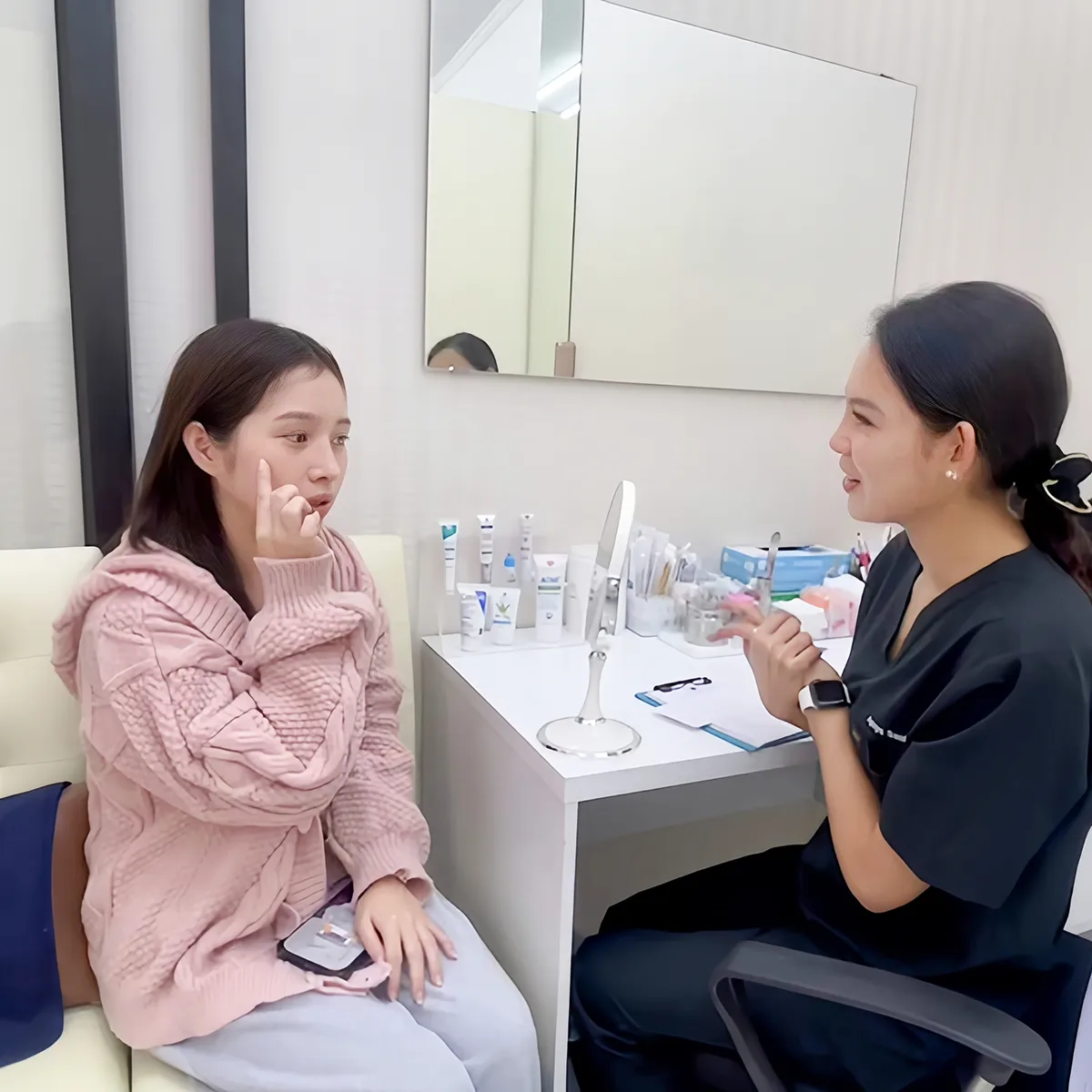 sculptra ให้คำปรึกษาก่อนรับบริการ