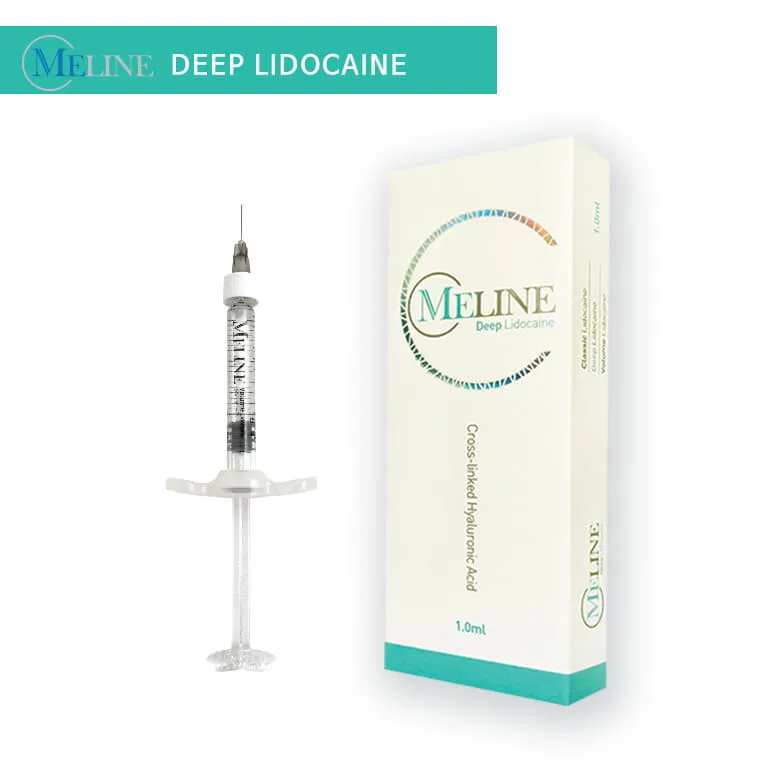 Meline filler deep lidocaine