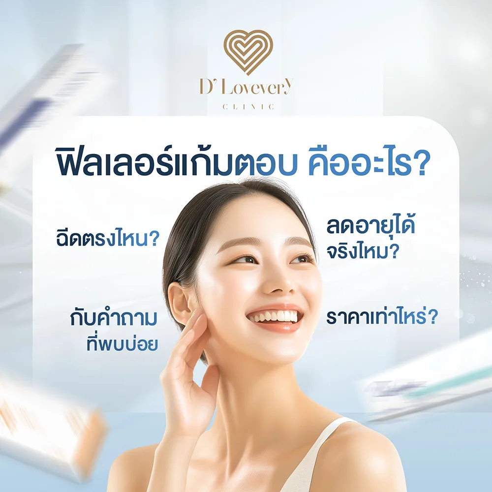 ฟิลเลอร์แก้มตอบ ฉีดยังไง ฟิลเลอร์ตัวไหนเหมาะ คำถามที่พบบ่อย