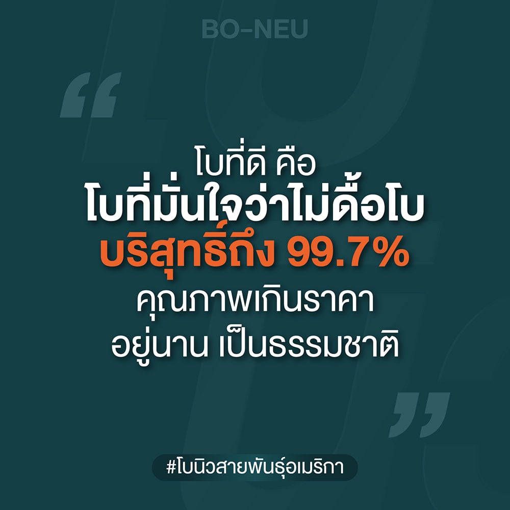 โบนิว คืออะไร ดียังไง ราคาเท่าไหร่