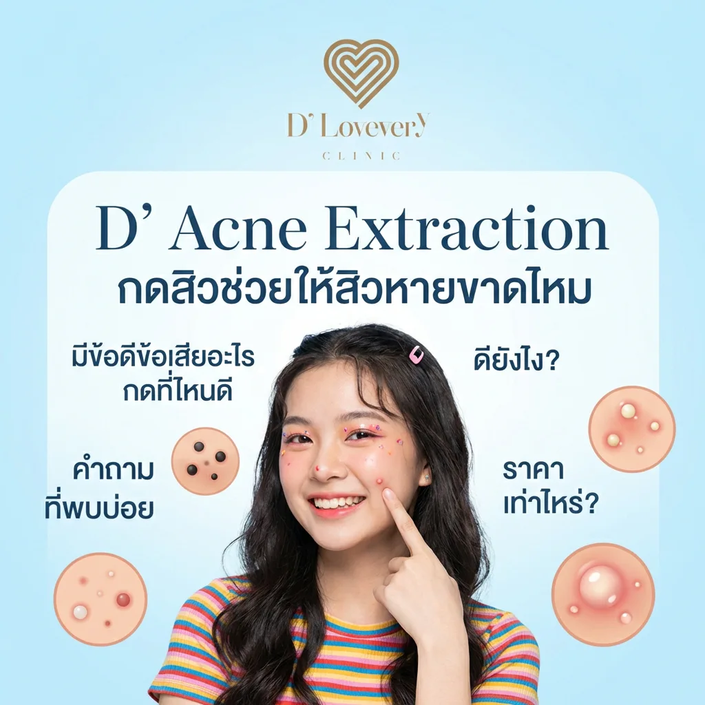 D’ Acne Extraction กดสิวช่วยให้สิวหายขาดไหม มีข้อดีข้อเสียอะไร กดที่ไหนดี คำถามที่พบบ่อย