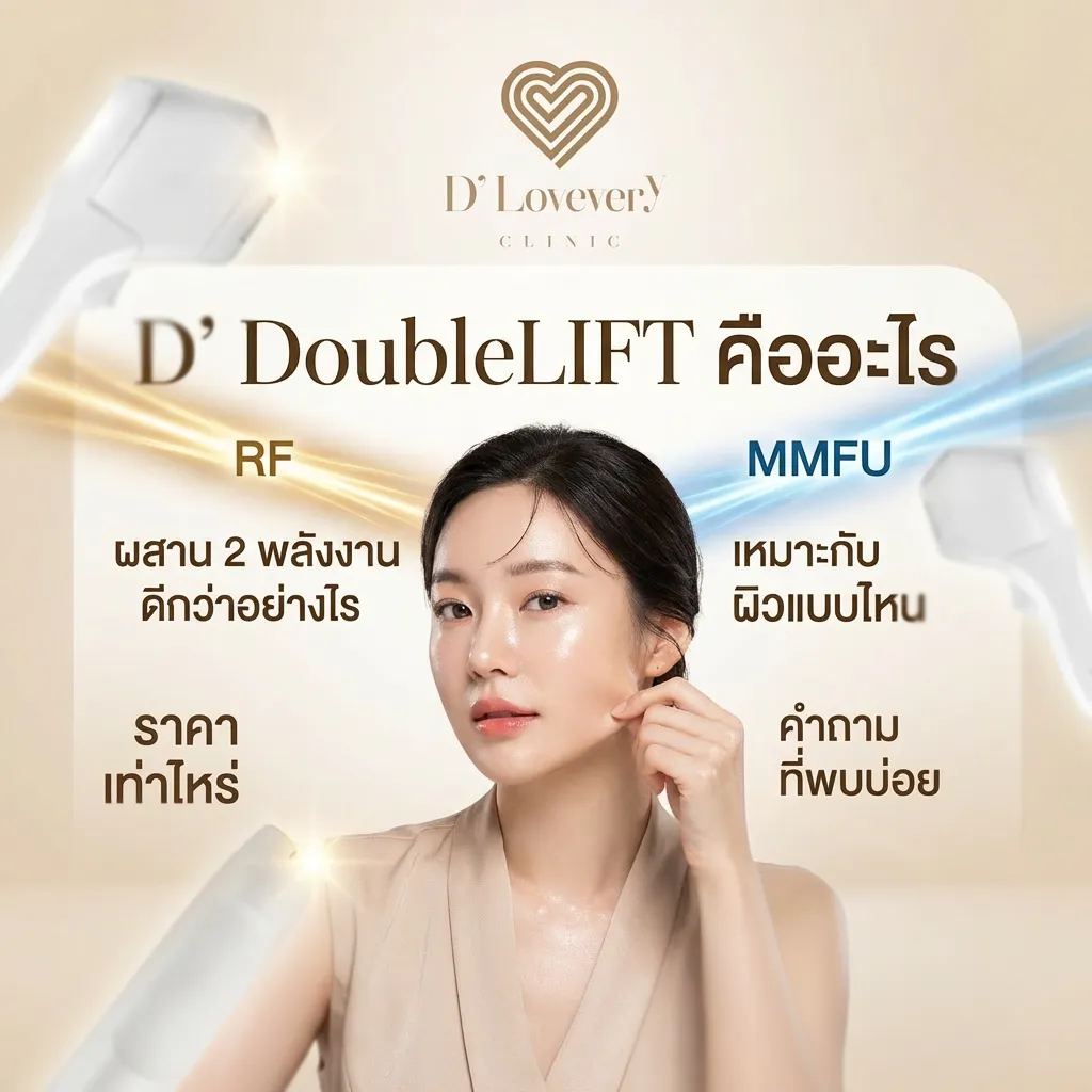 D’ DoubleLIFT คืออะไร ผสาน 2 พลังงานดีกว่าอย่างไร ราคาเท่าไหร่ เหมาะกับผิวแบบไหน