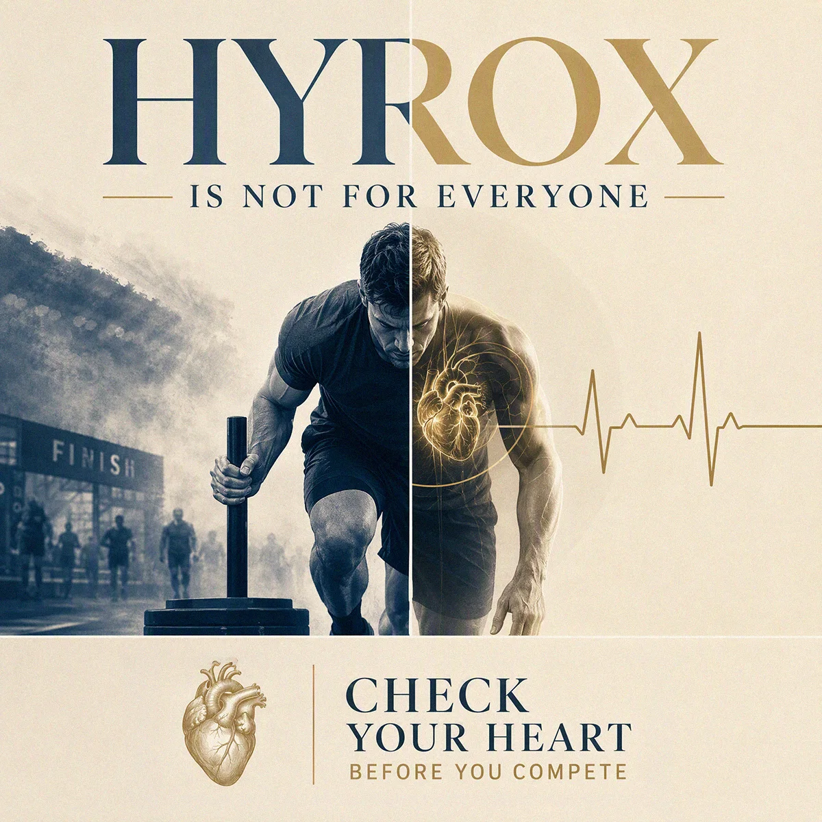 เช็กลิสต์สุขภาพก่อนลงแข่ง Hyrox! ตรวจหัวใจและกล้ามเนื้อลึกระดับเซลล์ ป้องกันภาวะน็อกเฉียบพลัน ฟิตหุ่นเฟิร์มอย่างปลอดภัย โดยแพทย์ความงามและชะลอวัย
