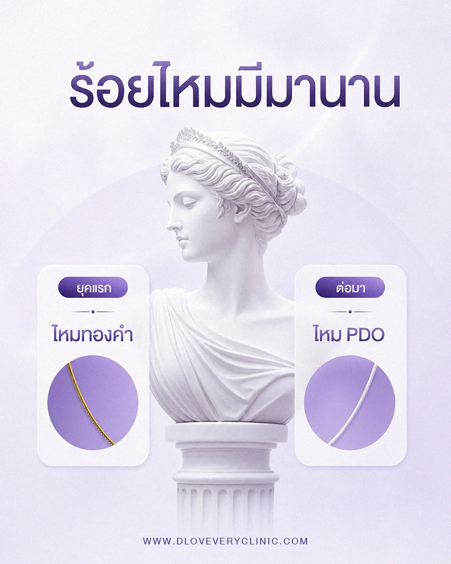 ร้อยไหม ยุคแรกคือไหมทองคำ และไหมละลาย