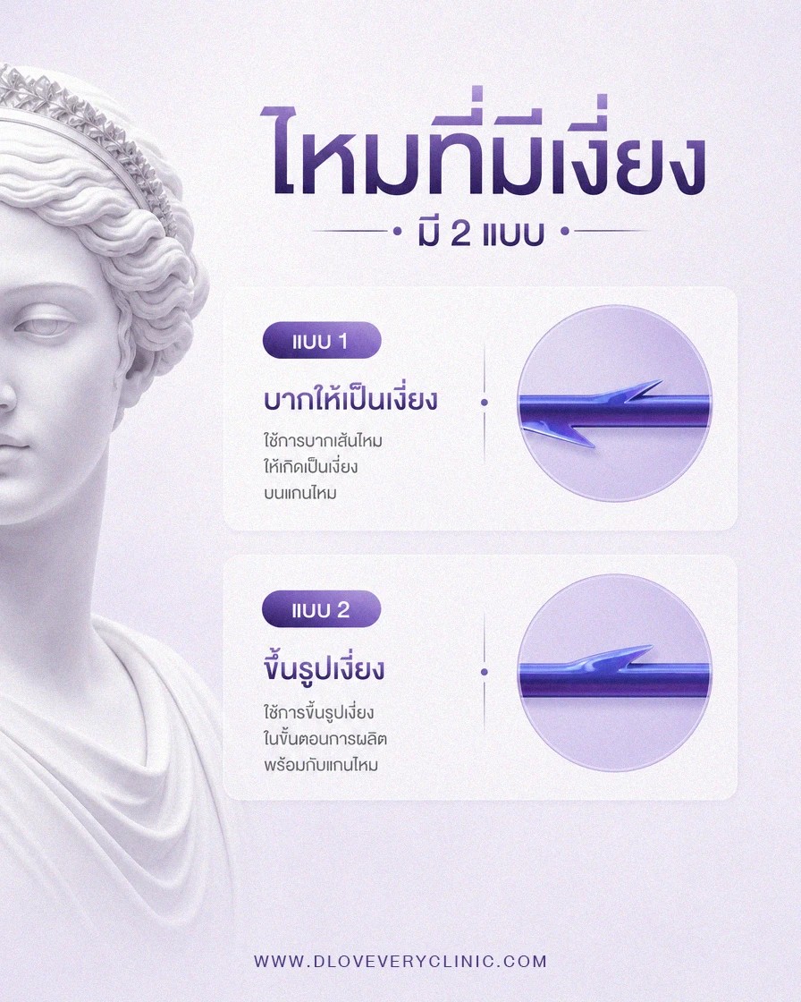 ไหมเงี่ยง มีกี่แบบ แบบไหนดี